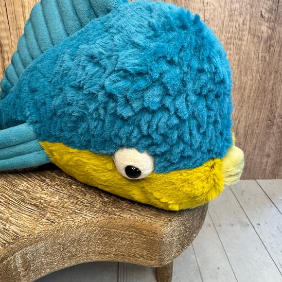 Jellycat Delano Dorado Fish FAST SHIP NEW Jellycat Fish Rare RETIRED - Picture 7 of 12